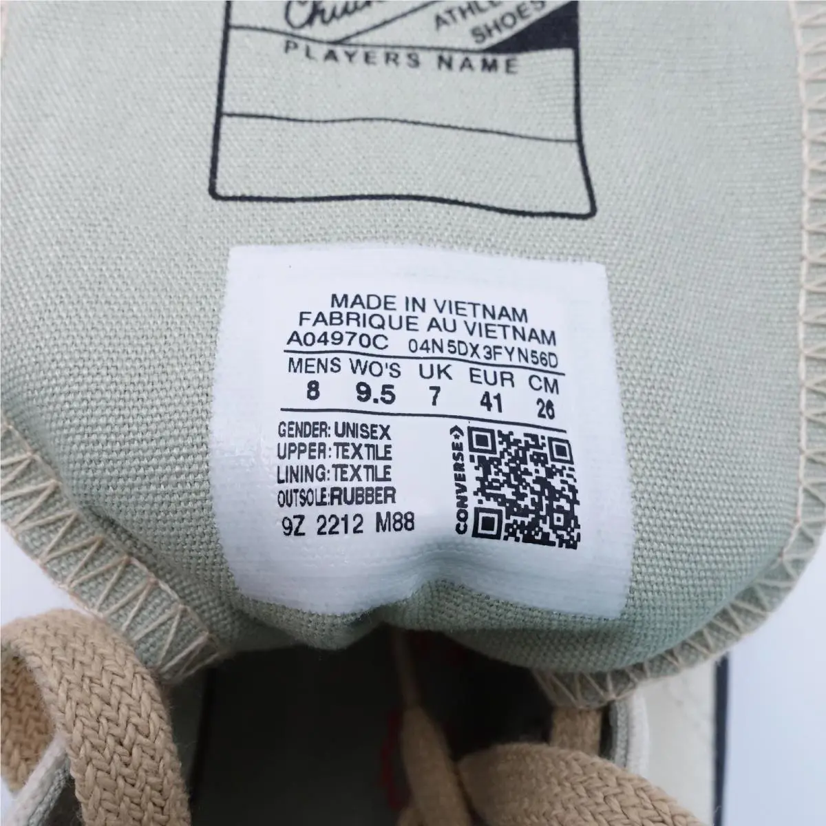 Converse shoes - Converse Chuck 70 AT-CX - Chuck - A04970C - Beige, Manufacturer: Egret/Oat Milk (UPC: 194434266511) 0