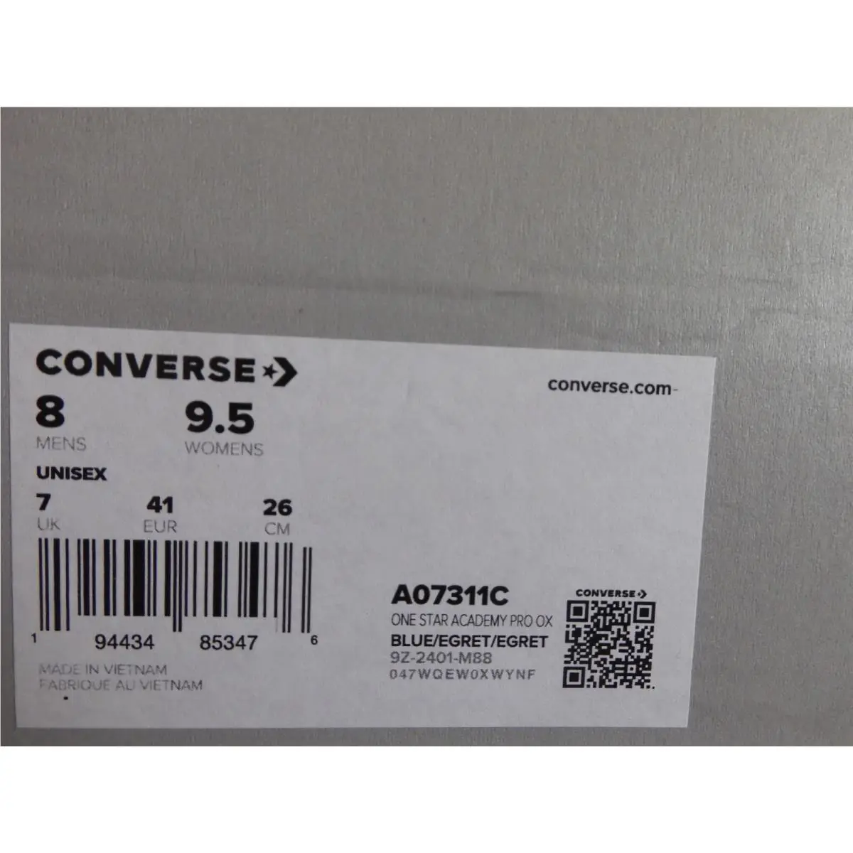Converse shoes - Converse One Star - One Star - A07311C - Blue (UPC: 194434853476) 3