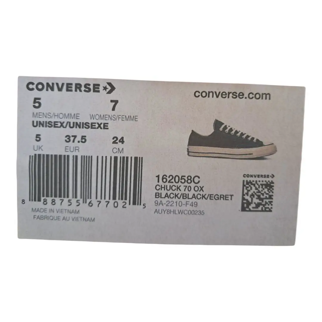 Converse shoes - Converse Chuck 70 - Chuck - 162058C - Black (UPC: 888755677025) 0