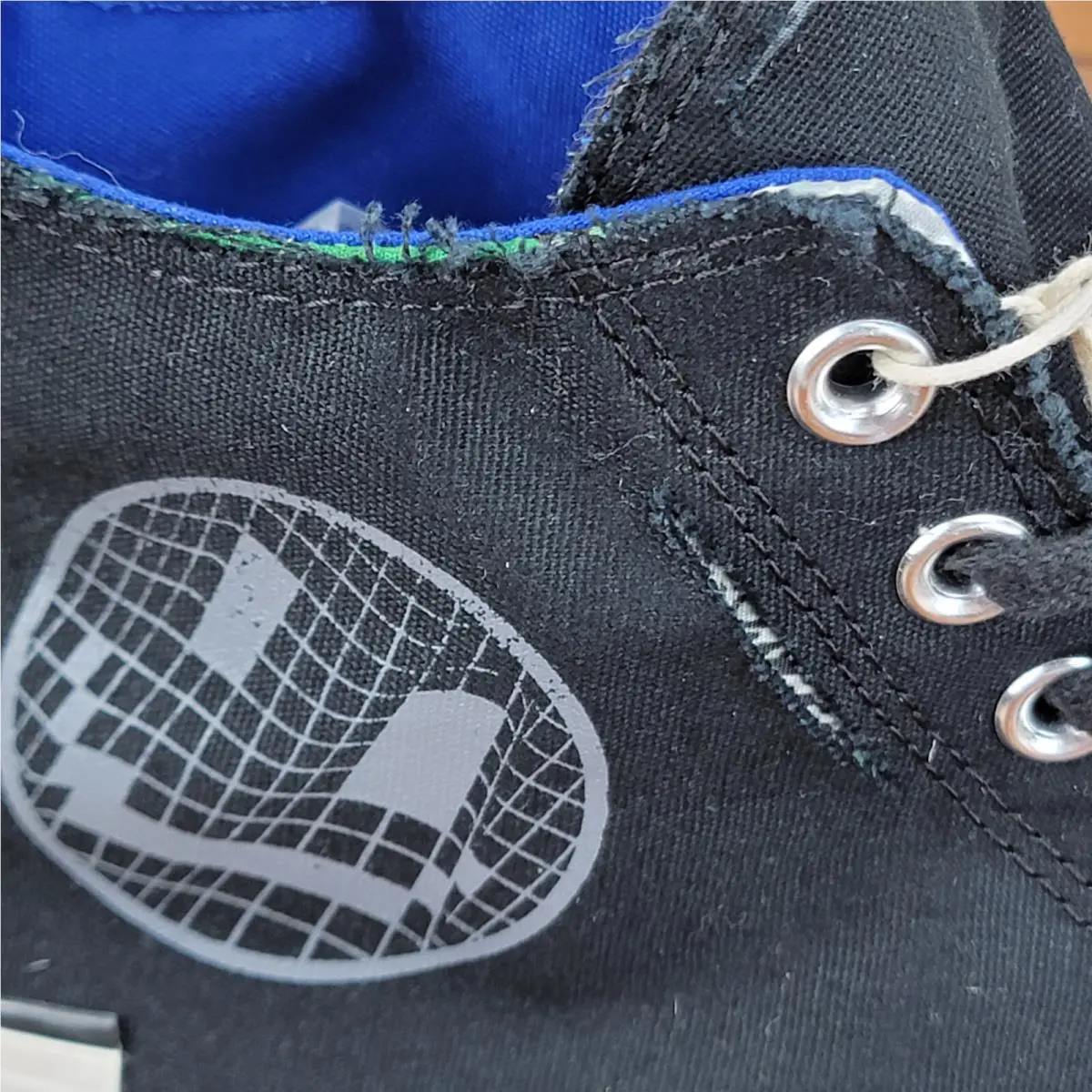 Converse shoes - Converse Chuck 70 Hacked Heel Hi - A02407C - Black / Iron Grey / Blue (UPC: 194433765558) 8