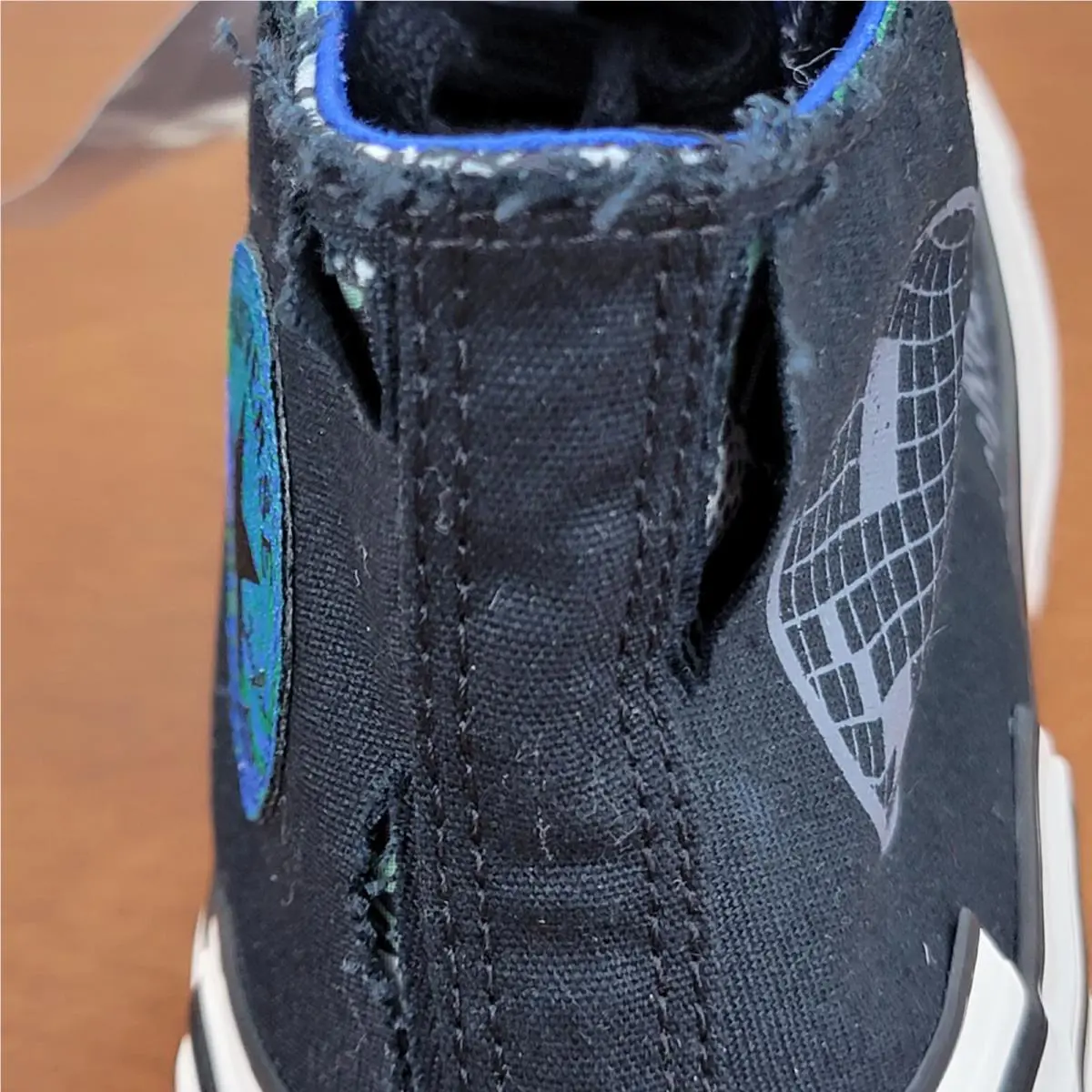 Converse shoes - Converse Chuck 70 Hacked Heel Hi - A02407C - Black / Iron Grey / Blue (UPC: 194433765558) 10