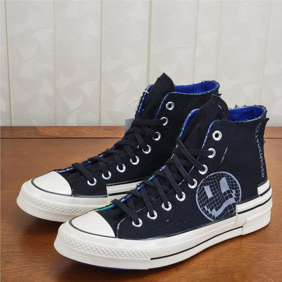 Converse shoes - Converse Chuck 70 Hacked Heel Hi - A02407C - Black / Iron Grey / Blue (UPC: 194433765558) 13
