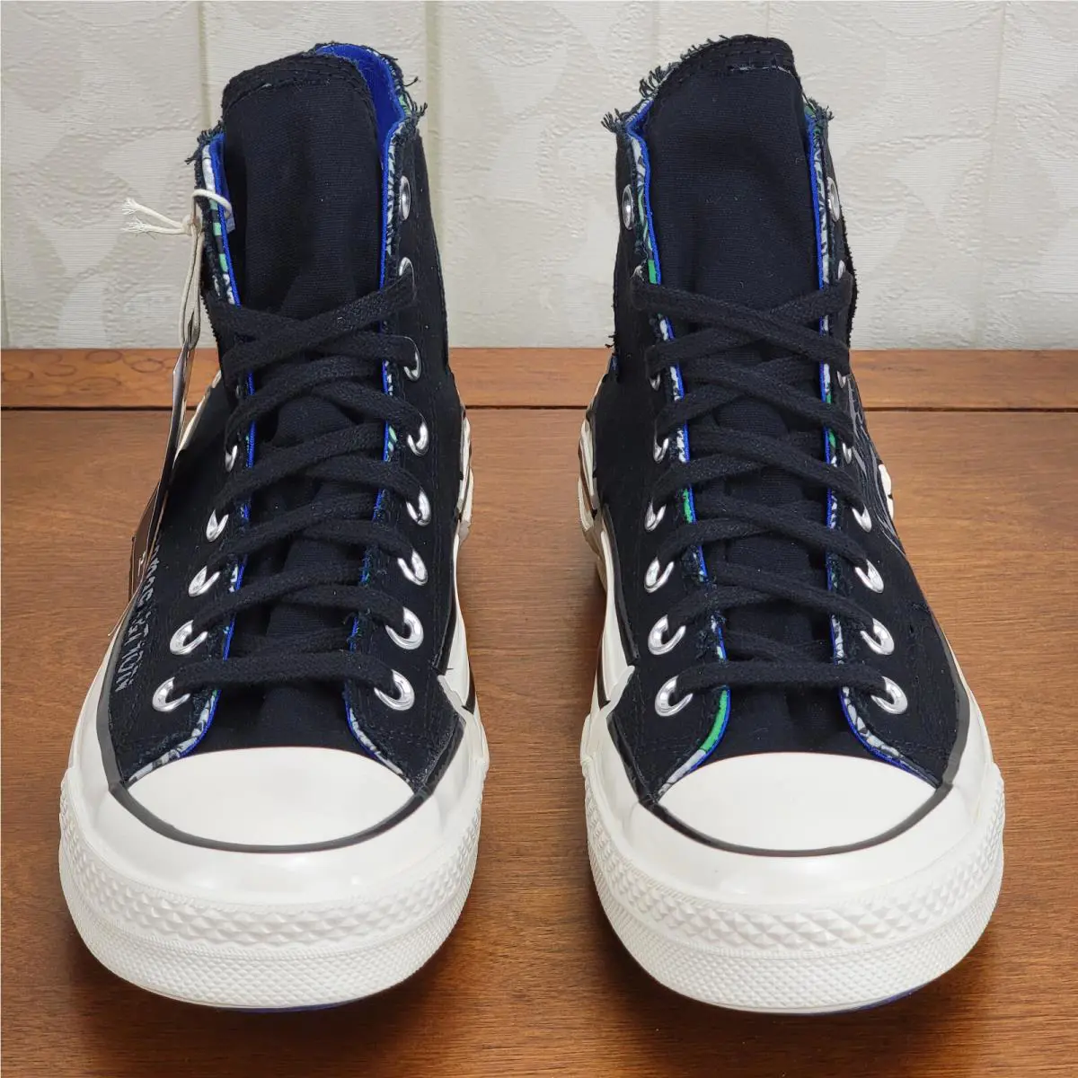 Converse shoes - Converse Chuck 70 Hacked Heel Hi - A02407C - Black / Iron Grey / Blue (UPC: 194433765558) 1