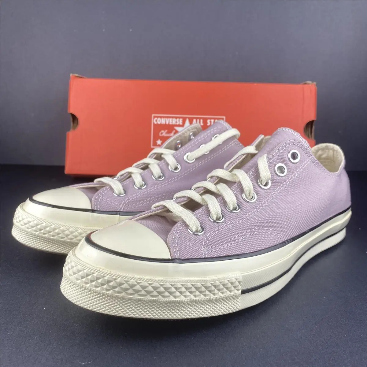 Converse Men’s 8.5 Chuck 70 Ox Canvas 171478C Himalayan Salt/egret/black