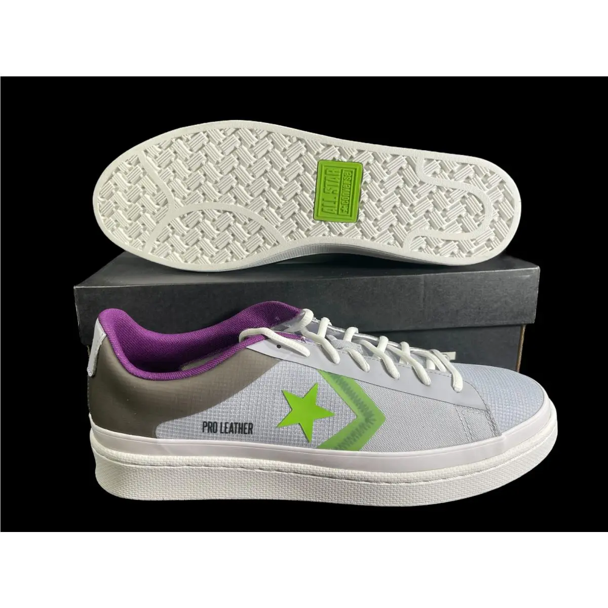 Converse shoes - Converse Pro Leather OX - Pro Leather - 170758C - Gray (UPC: 194432973664) 1