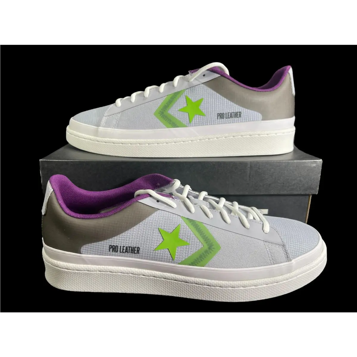 Converse shoes - Converse Pro Leather OX - Pro Leather - 170758C - Gray (UPC: 194432973664) 3