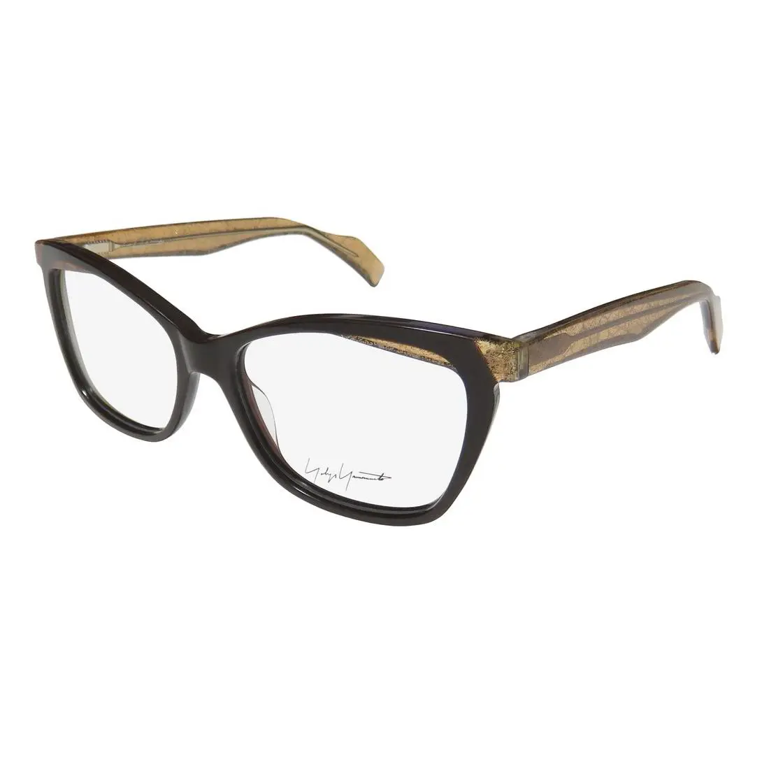 YY1033 Eyewear Womens Brown 180 France 54-16-145 Cat Eye by Yohji Yamamoto
