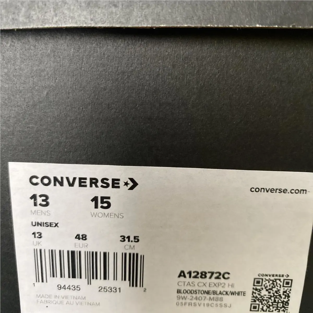 Converse shoes - Converse Chuck Taylor All Star CX High - A12872C - Red (UPC: 194435253459) 9