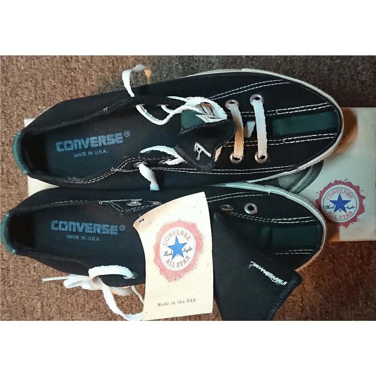 Converse shoes - Converse Chuck Taylor All-Star - Chuck Taylor - Black-Green (UPC: 022862108892) 0