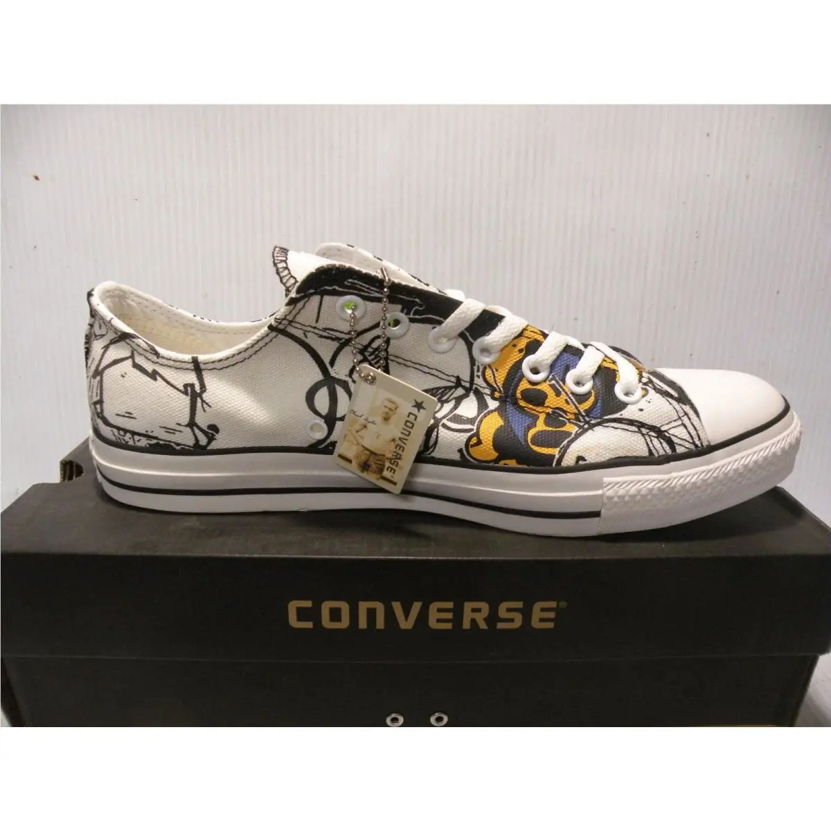 Converse shoes - Converse All Star OX Low - WHITE/BLUE/GREEN/BLACK - A00144F 1