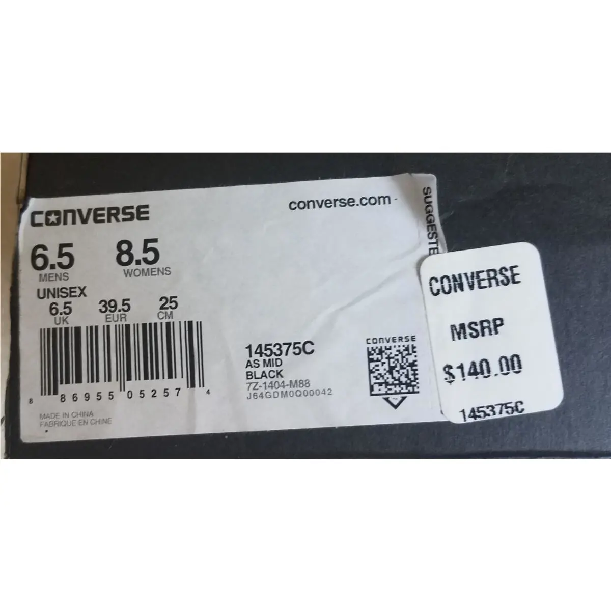 Converse shoes - All Star - All Star - Black (UPC: 886955052574) 3