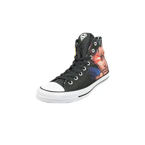 Converse Unisex DC Superman Chuck Taylor All Star Hi Black/multi 6 Men/women 8