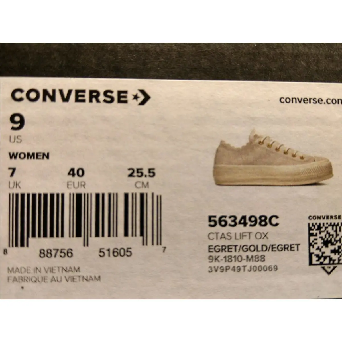 Converse shoes - Converse All-Star OX - 563498c - Egret 5