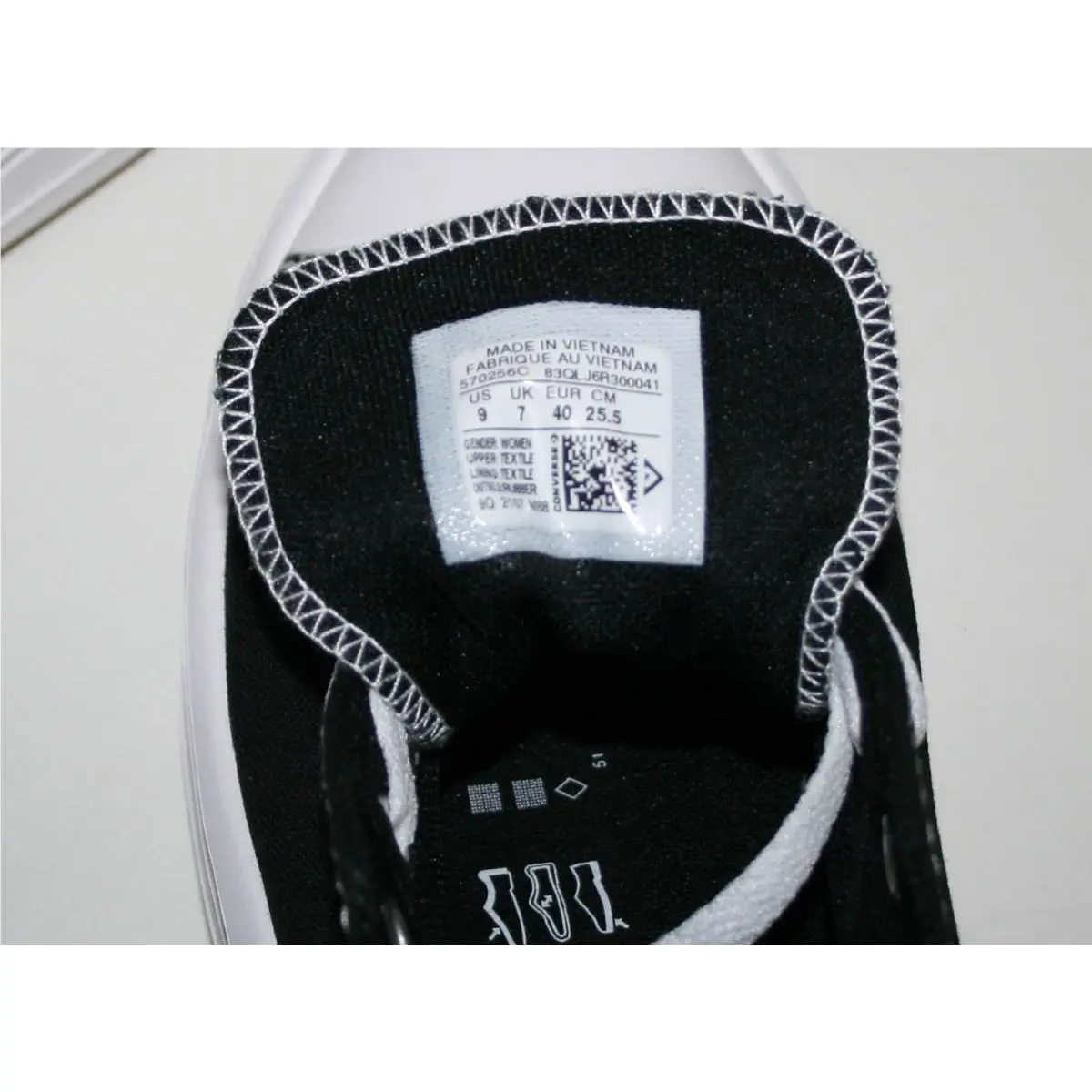 Converse shoes - Canvas Color Chuck Taylor All Star Move - 570256C - Black 8
