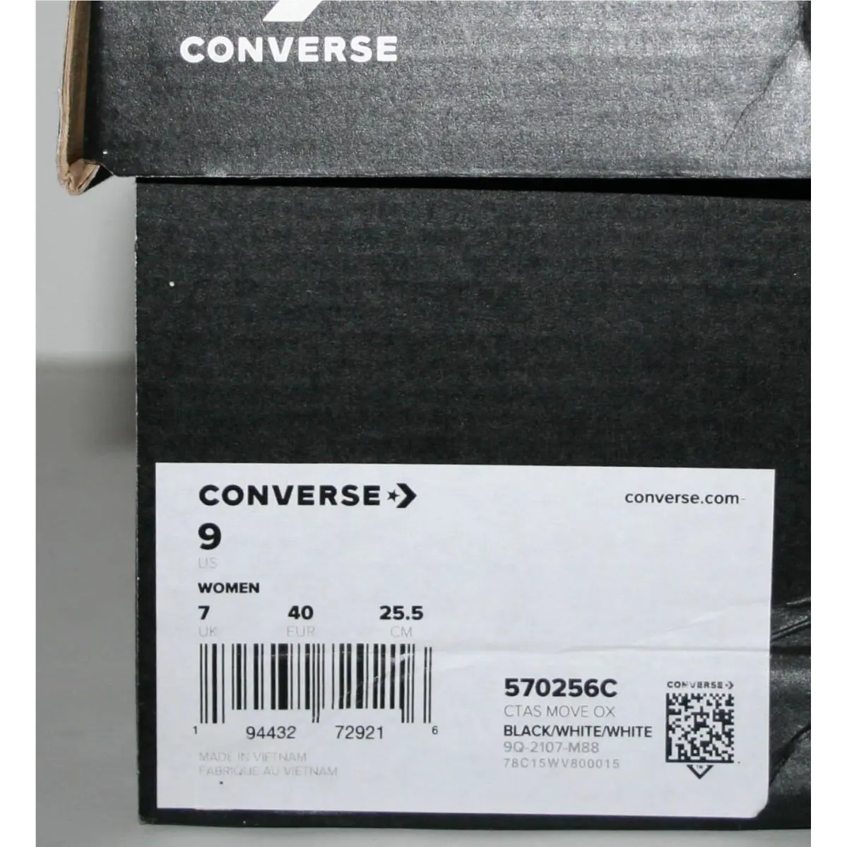 Converse shoes - Canvas Color Chuck Taylor All Star Move - 570256C - Black 4