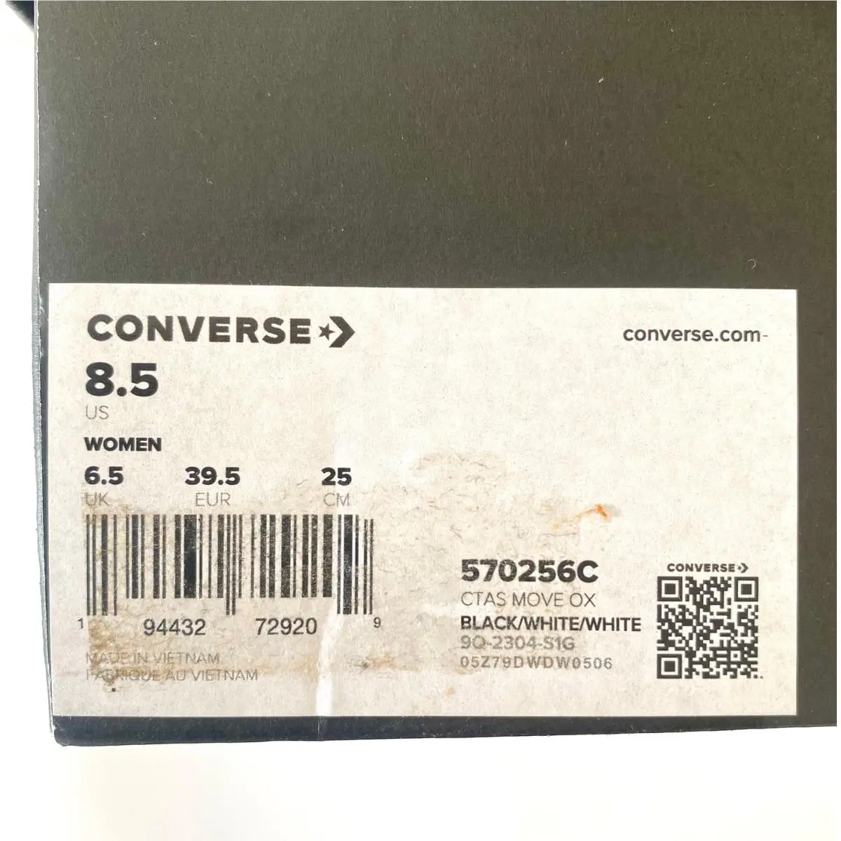 Converse shoes - Converse Chuck Taylor All Star Move - 570256C - Black 7