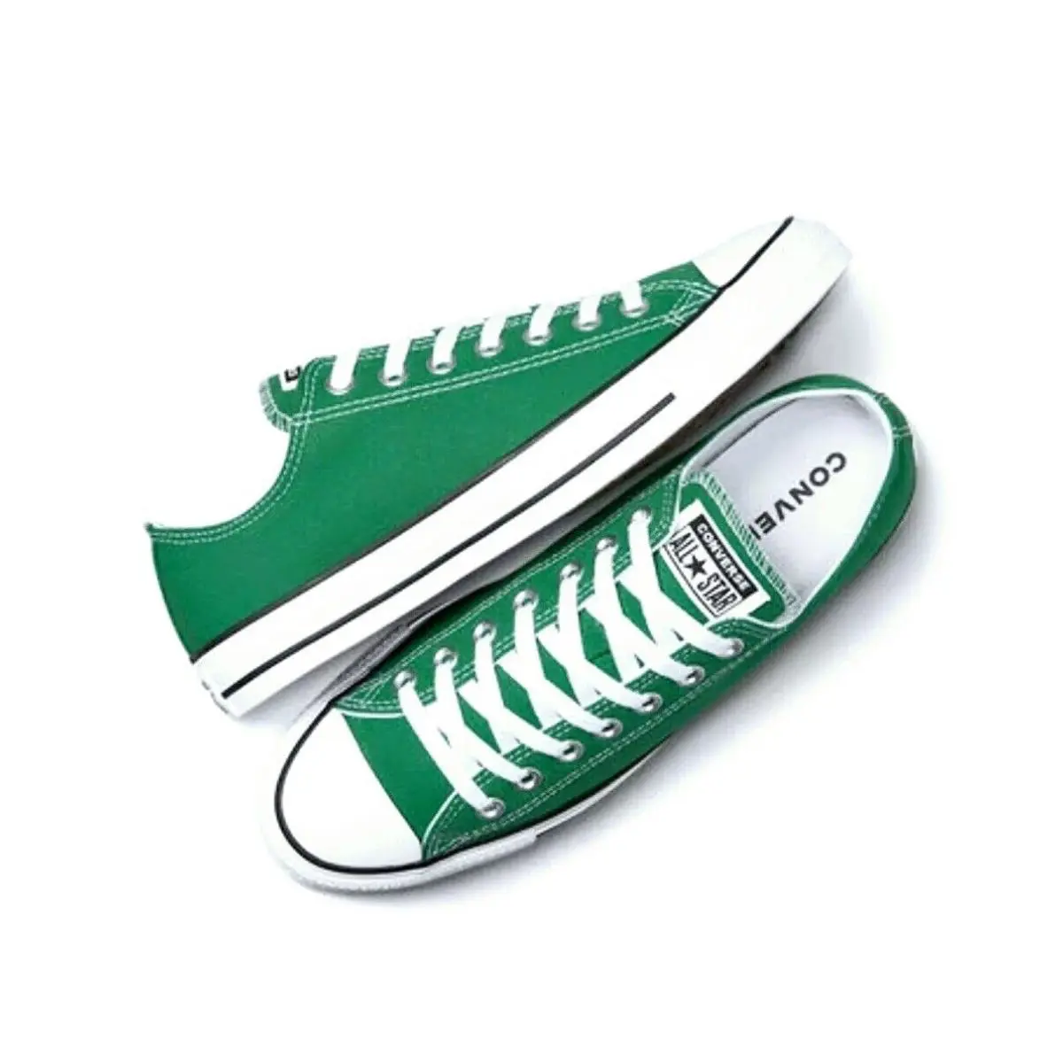 Converse Chuck Taylor All Star Unisex Women 9 Men 7 Low Top Green - Amazon Green