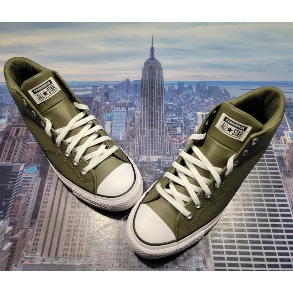 Converse Chuck Taylor All Star Malden Street Mid Top Leather Size 13 A05367C