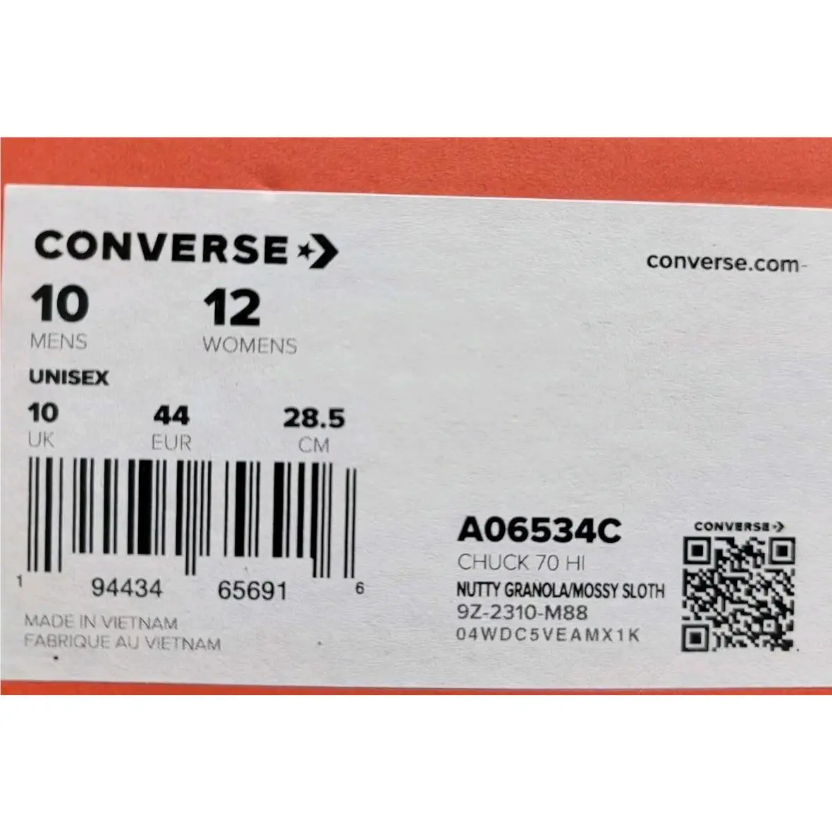 Converse shoes - Converse Chuck 70 High - Chuck High - A06534c - Nutty Granola 7