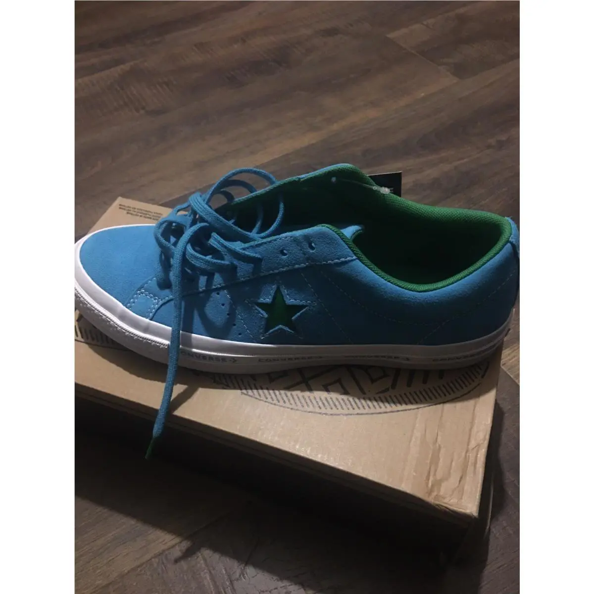 Converse shoes - One Star OX Prem - One Star Prem - Blue (UPC: 0888755357569) 0