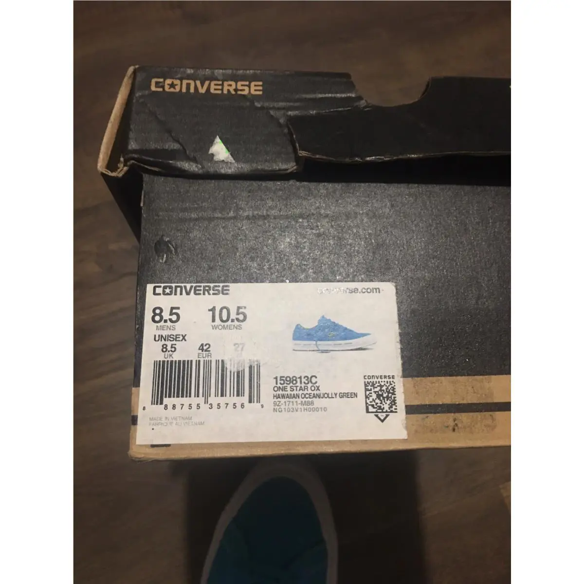 Converse shoes - One Star OX Prem - One Star Prem - Blue (UPC: 0888755357569) 6