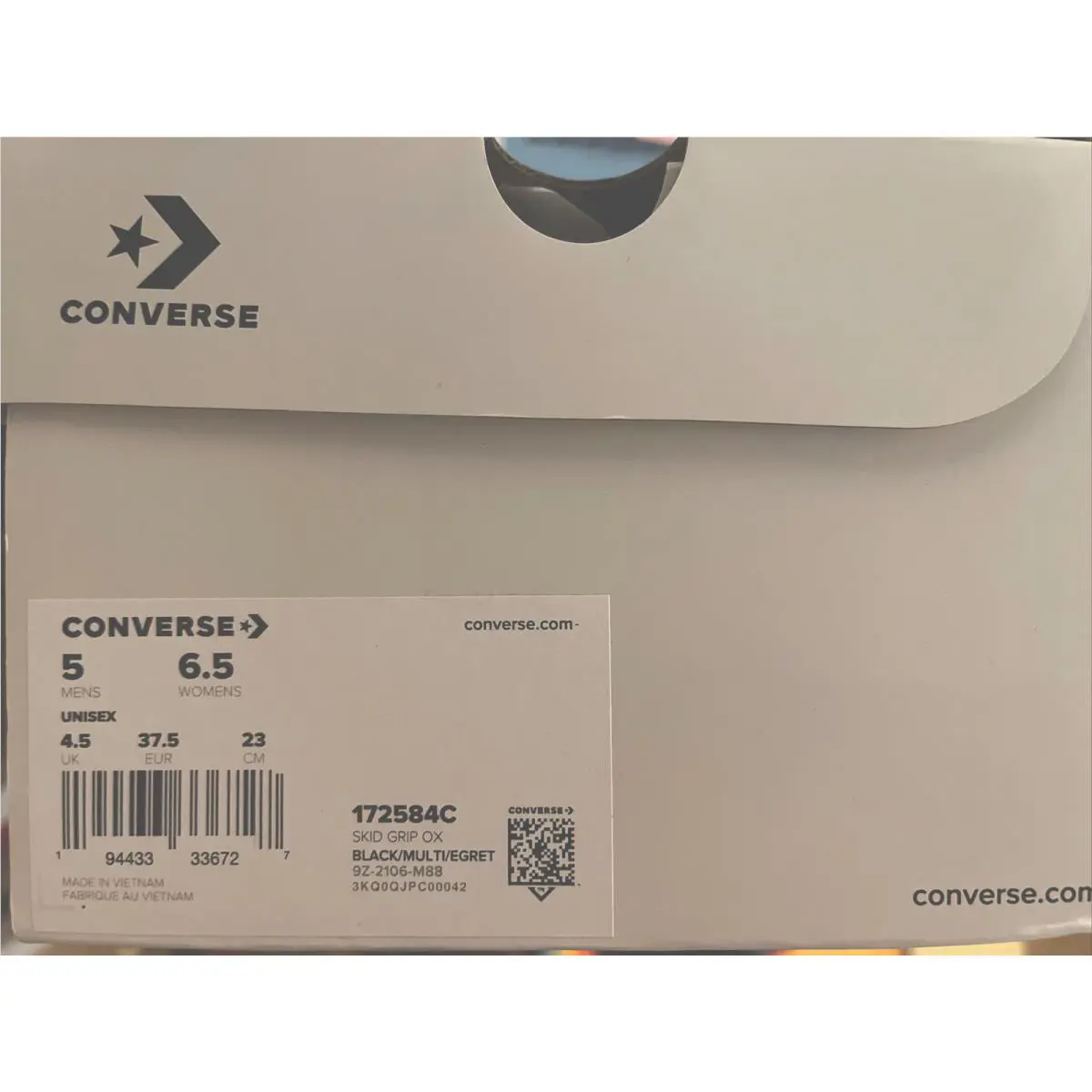 Converse shoes - Converse Jean-Michel Basquiat Skid Grip Basquiat King of Egypt II - 172584C - Black (UPC: 194433336727) 8