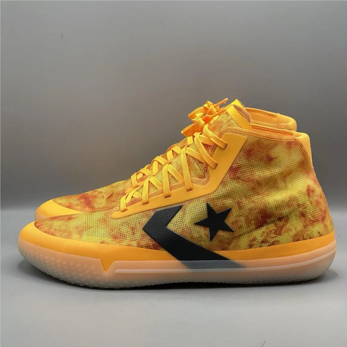 Men`s 16 Sneakers All Star Pro BB Flames Basketball Orange 166261C by Converse