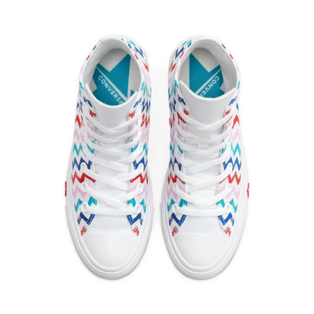 Converse shoes - White/University Red/Peony Pink - 567046C 3
