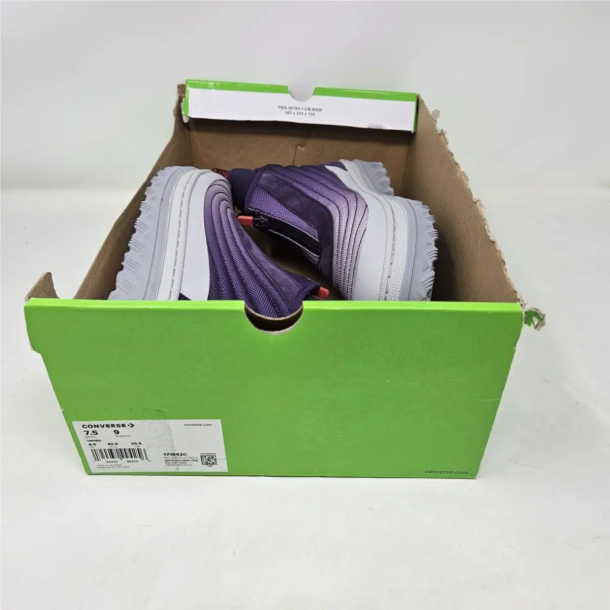 Converse shoes - Converse Pro Leather X2 Trek Hi - 171842C - Purple (UPC: 194432994256) 6