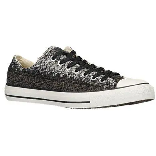 Converse All Star CT OX Woven Unisex Men Size 7 = Women Size 9 Shoes Grey/bl - Woven fabric black, brown, grey - 147997F