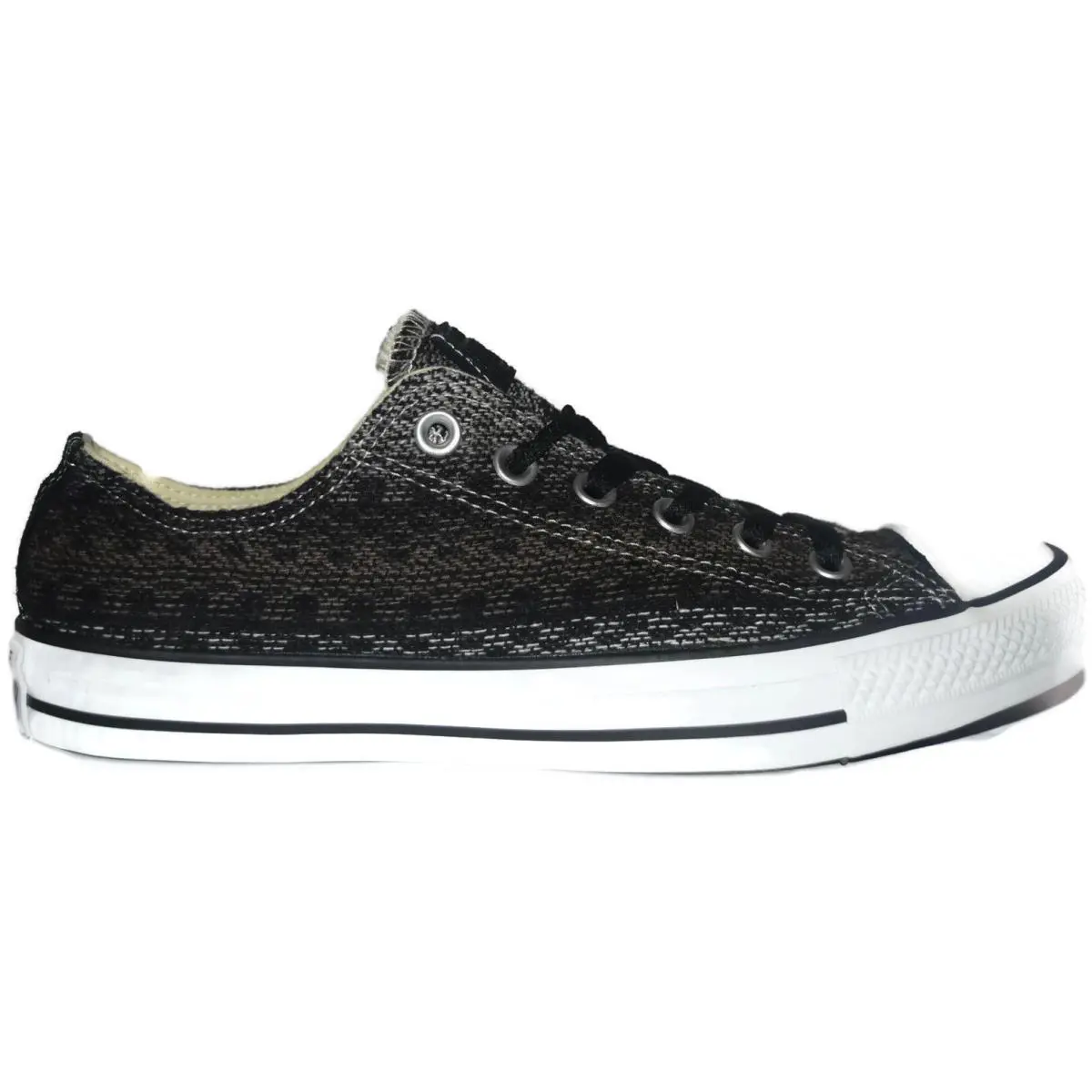 Converse shoes - Woven fabric black, brown, grey - 147997F 2