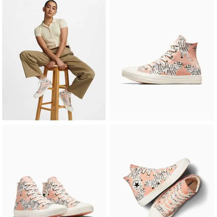 Converse shoes - Coral 8