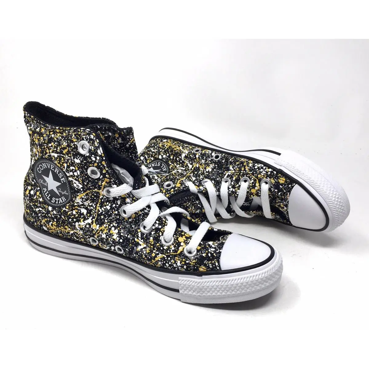 Converse shoes - Converse Chuck Taylor All Star Hi - Black/White/Amarillo, Manufacturer: Black/White/Amarillo 1
