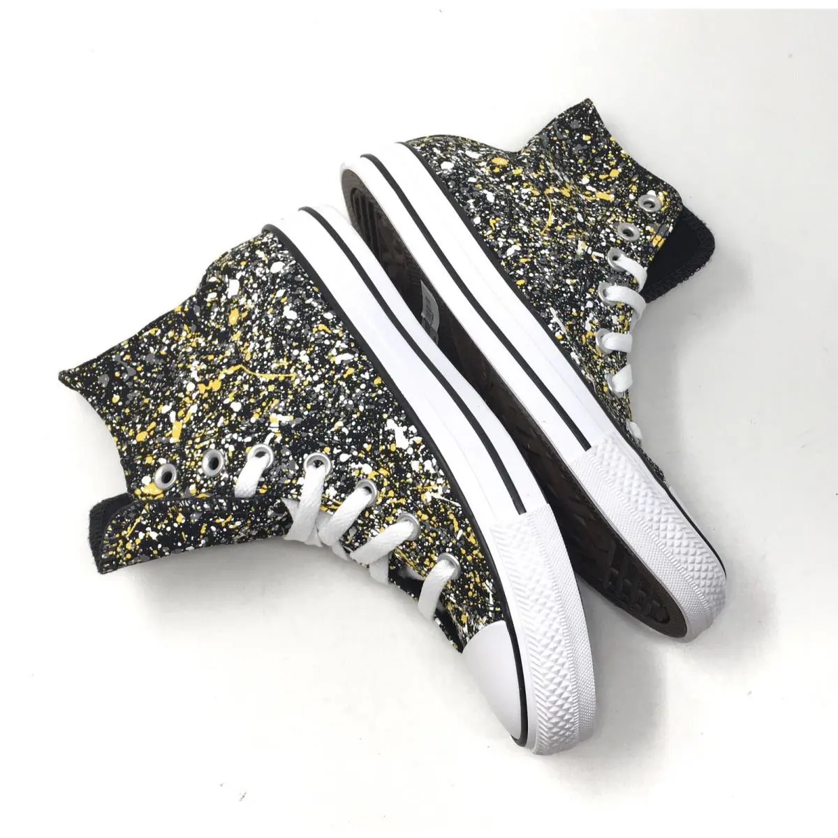 Converse shoes - Converse Chuck Taylor All Star Hi - Black/White/Amarillo, Manufacturer: Black/White/Amarillo 5