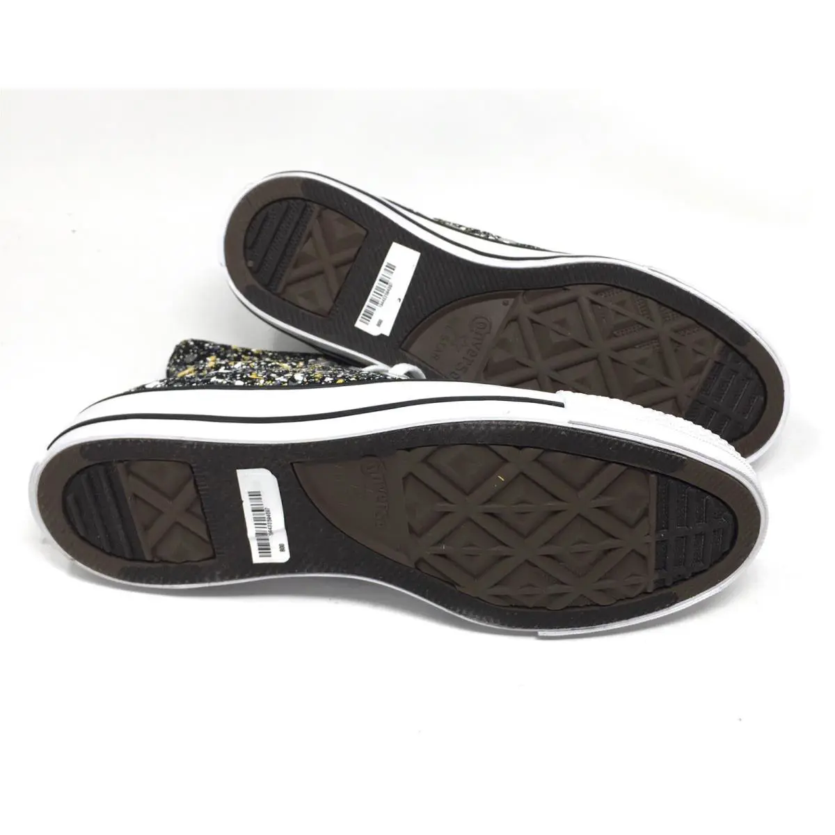 Converse shoes - Converse Chuck Taylor All Star Hi - Black/White/Amarillo, Manufacturer: Black/White/Amarillo 7