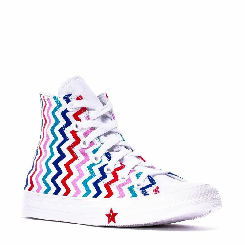 Converse shoes - White/University Red/Peony Pink - 567046C 0