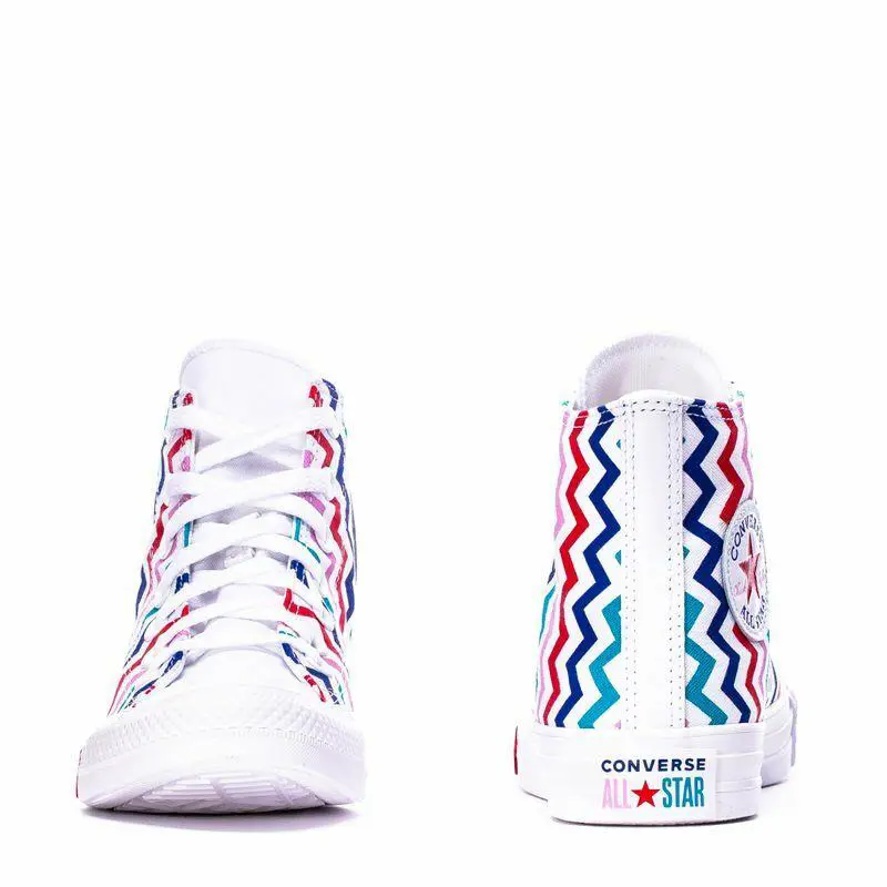 Converse shoes - White/University Red/Peony Pink - 567046C 4