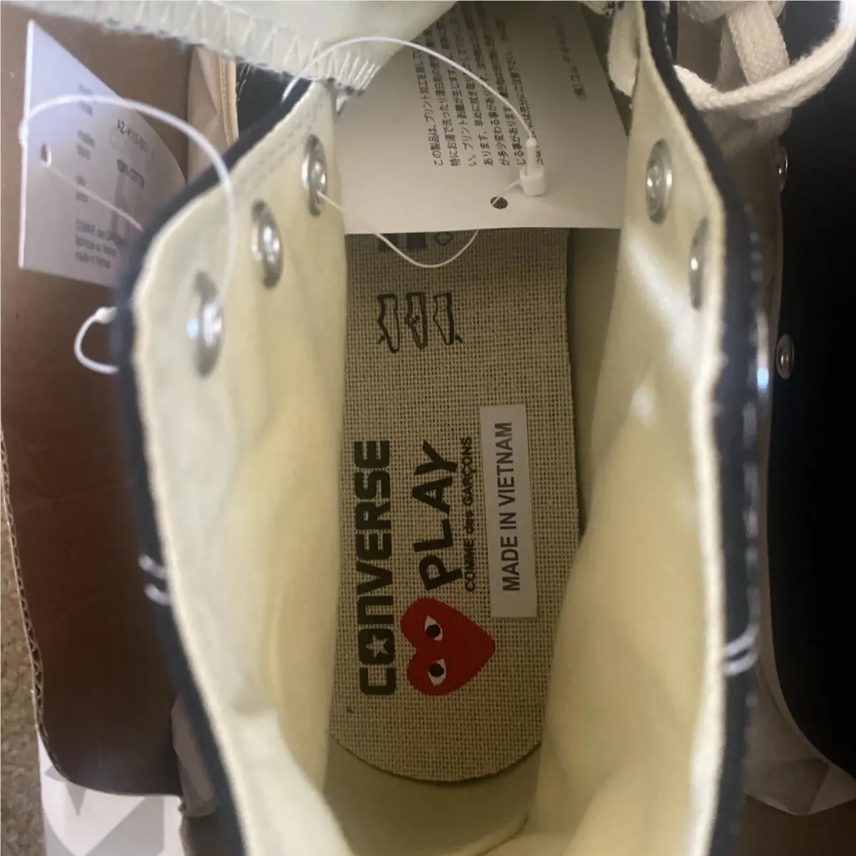 Converse shoes - Converse Play Comme Des Garcons - Black 2