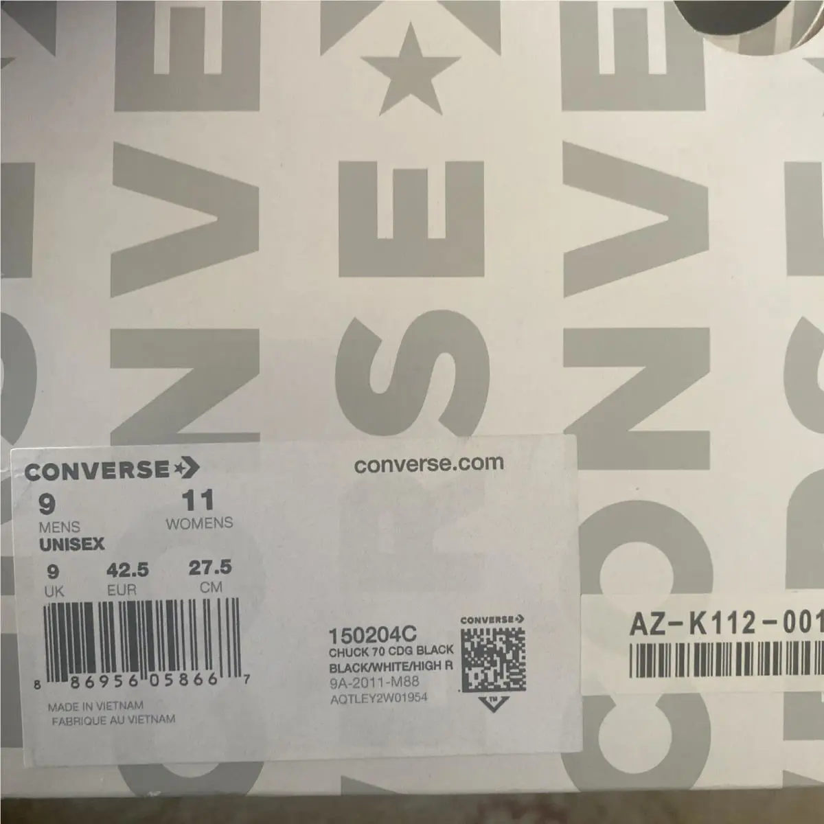 Converse shoes - Converse Play Comme Des Garcons - Black 5