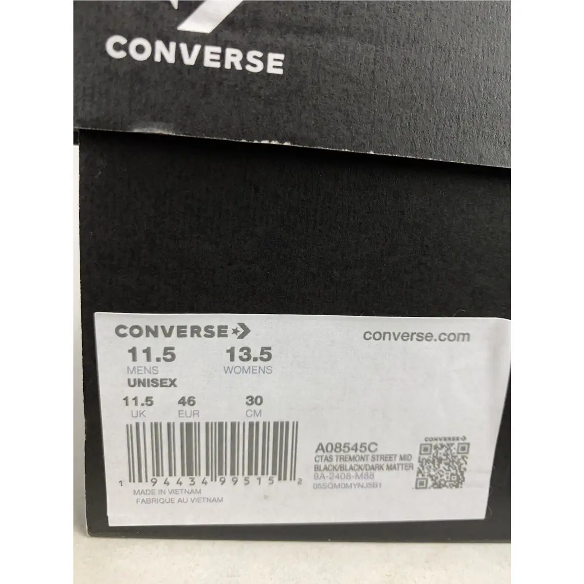 Converse shoes - Street - Street - A08545C - Black (UPC: 194434995152) 10