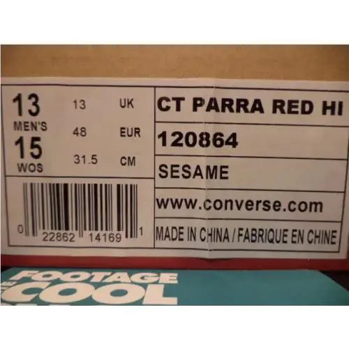 Converse shoes - Converse CT Parra Red Hi - 120864 - Beige 5