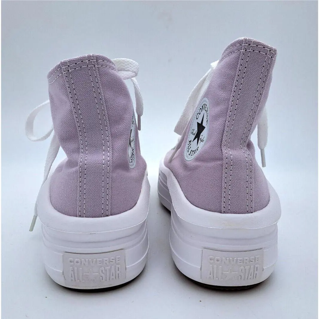 Converse shoes - Converse CTAS Hi - CTAS - Platform High Tops - Pale Amethyst White (UPC: 194433467094) 2