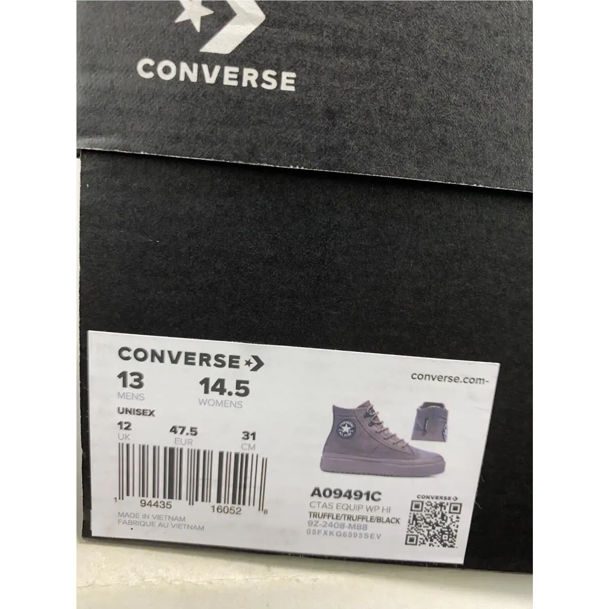 Converse shoes - Converse Chuck Taylor All Star Equip WP Hi - A09491C - Brown (UPC: 194435160528) 13