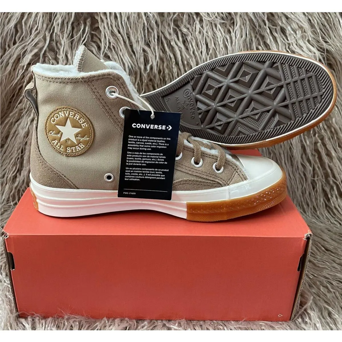 Converse shoes - Converse Chuck 70 Hi - Chuck - Brown (UPC: 0194434005219) 3