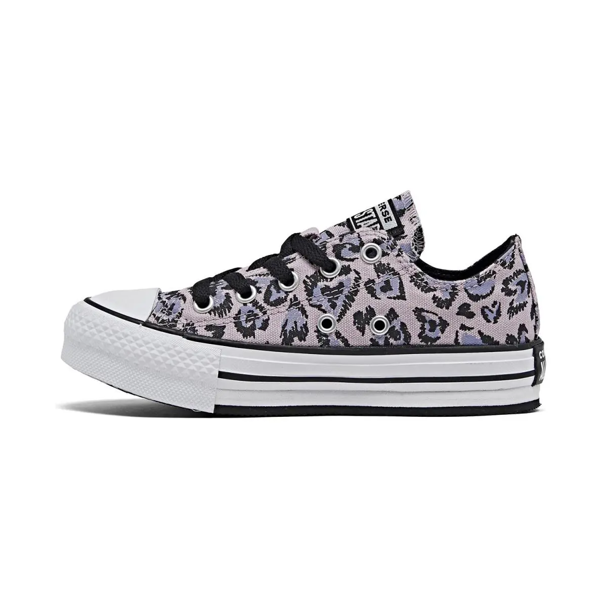 Converse shoes - Leopard Purple / Black / White - 671517F 1