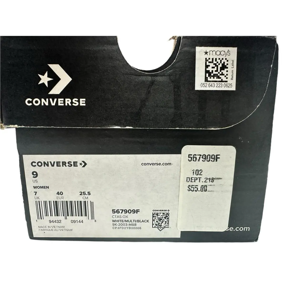 Converse shoes - Chuck Taylor All Star OX - 567909F - Multicolor 1