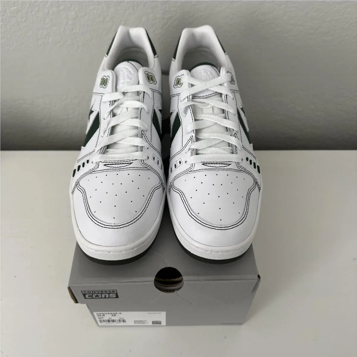 Converse shoes - AS-1 Pro Ox White/Fir skate shoes - A04957C - White/Green Fir (UPC: 194434268065) 0