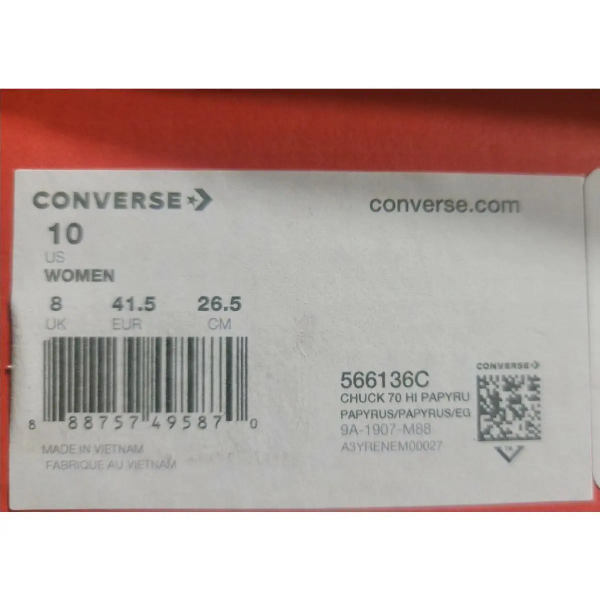 Converse shoes - High Top - High Top - 566136c - Papyrus 5