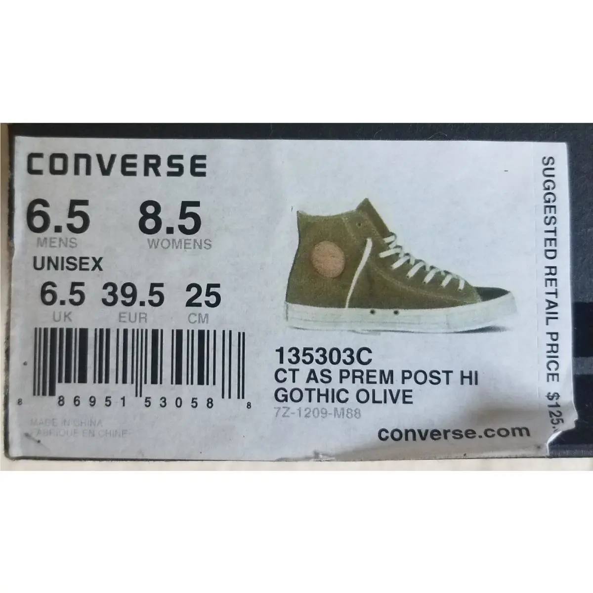 Converse shoes - All Star - All Star - Olive (UPC: 886951530588) 3