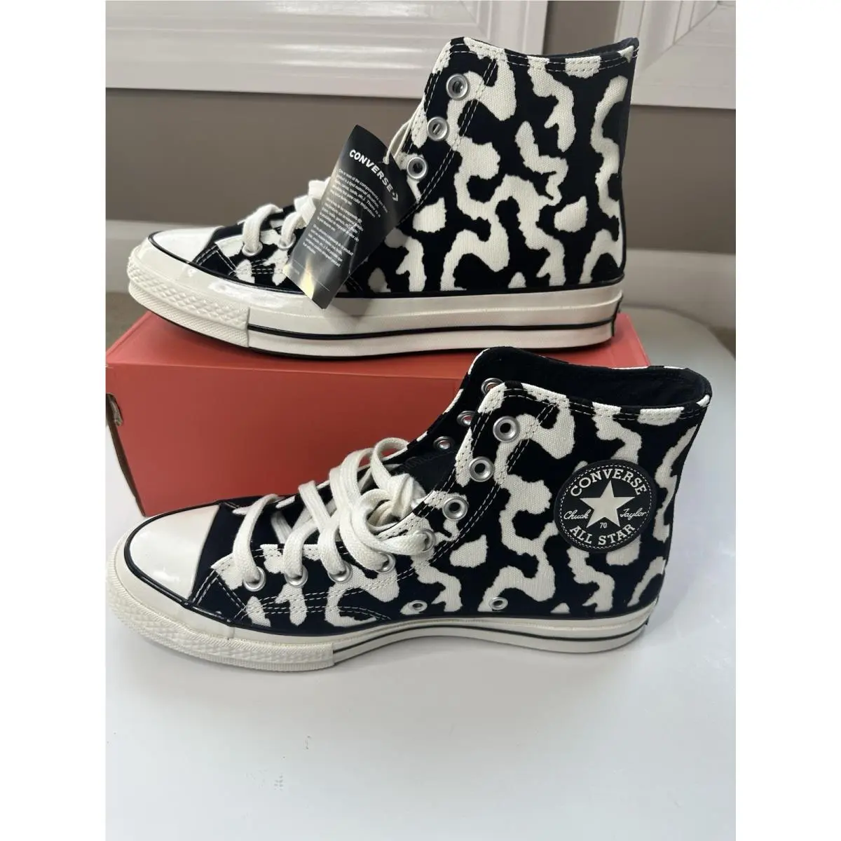 Converse shoes - Chuck 70 Leopard Remix - Chuck Leopard Remix - A12350C - Black (UPC: 0194435182063) 4